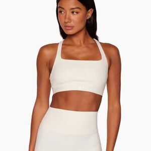 SET Active Luxform Racer Box Bra in Blanc